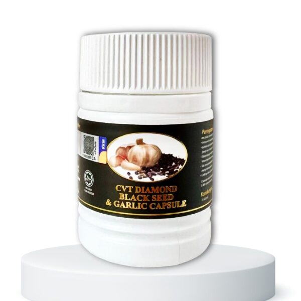Diamond Black Seed and Garlic Capsule (NW 1-20) 15 biji
